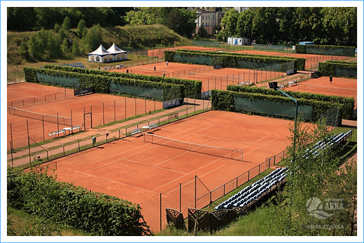 Kort do tenisa zewnętrzny