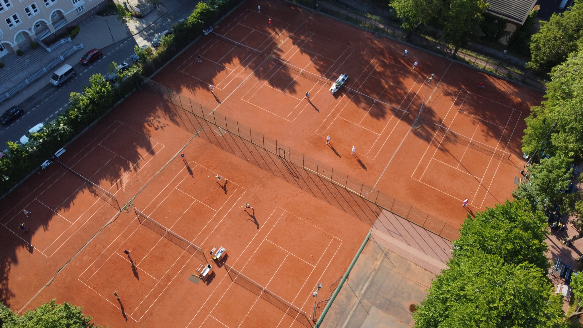 Kort do tenisa zewnętrzny