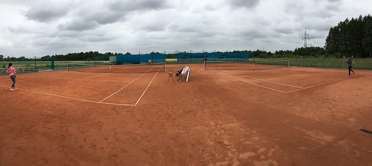 Kort do tenisa zewnętrzny